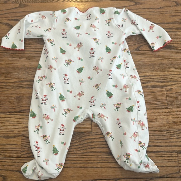 Kissy Kissy North Pole Christmas Pima Cotton Onesie 6-9 Mos - Picture 3 of 4